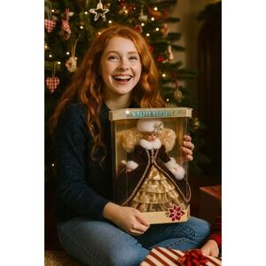 Mattel 1996 Happy Holidays Special Edition Barbie Doll NIB‎ Blonde Hair